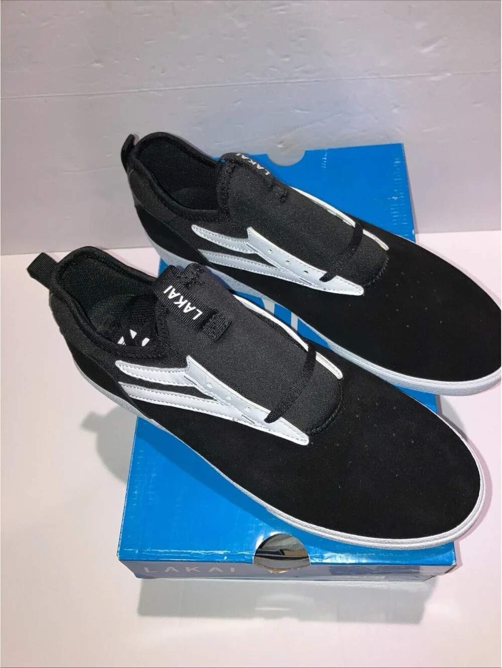LAKAI Dover Skate Shoes Men’s Black Suede US Size 10.5 NEW